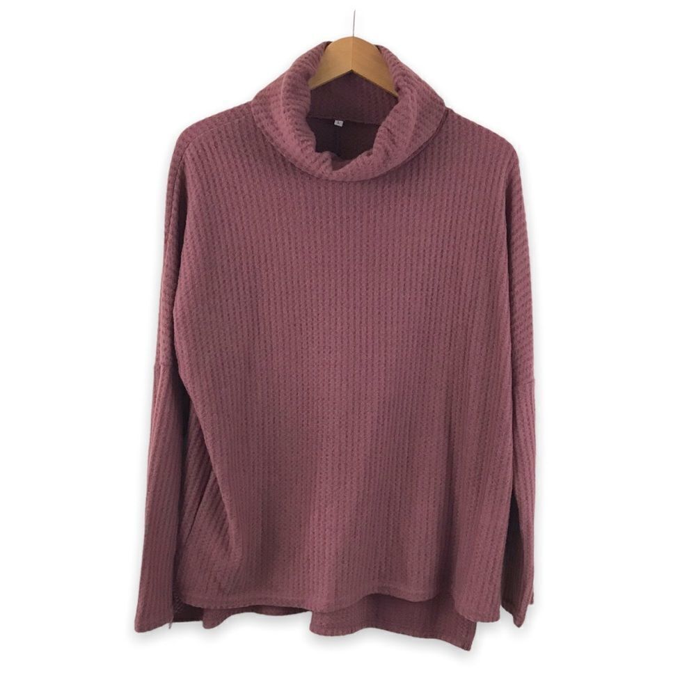 Cowl neck knit top‎
